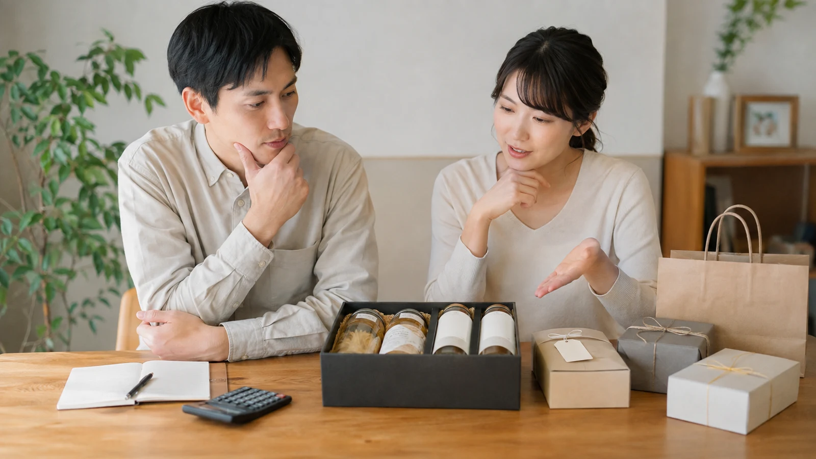 3万円・5万円・10万円の出産祝いとお返し額を比べるイメージ